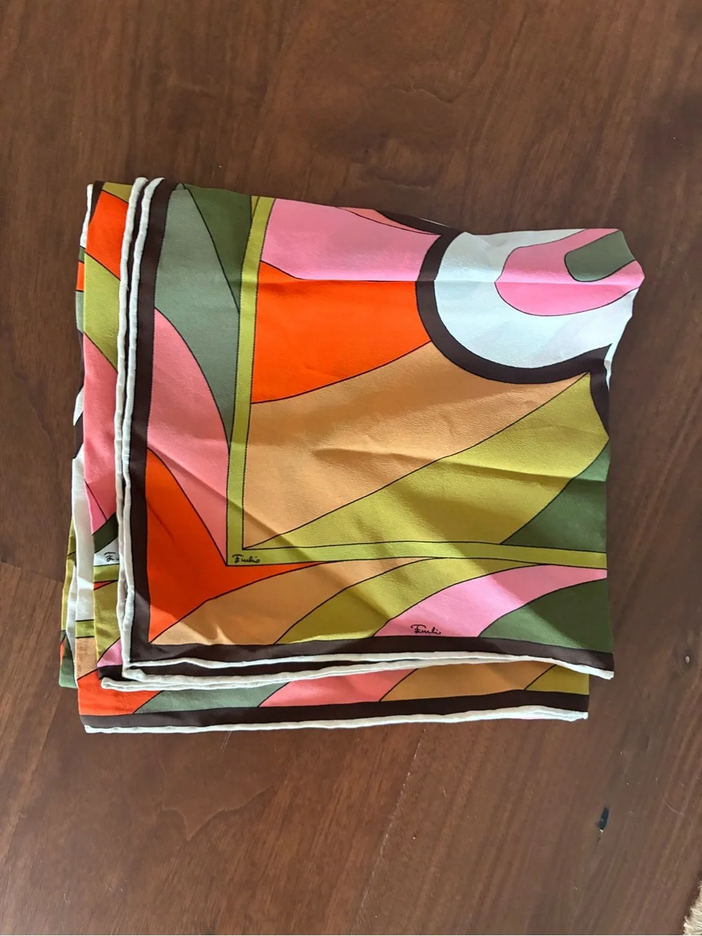 Vintage 1970’s - Emilio Pucci Floral Silk Scarf